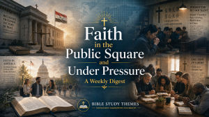 Weekly bible study themes newsletter
