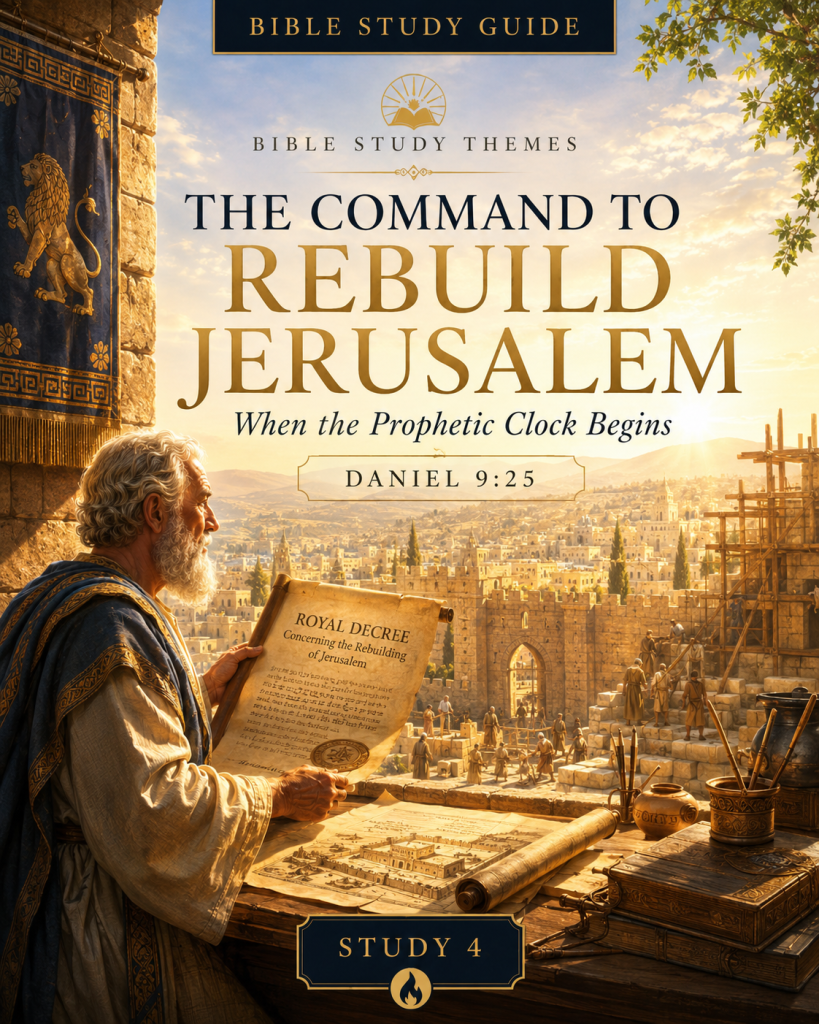 The command to rebuild jerusalem