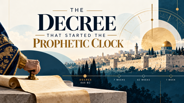 The Decree That Started the Prophetic Clock